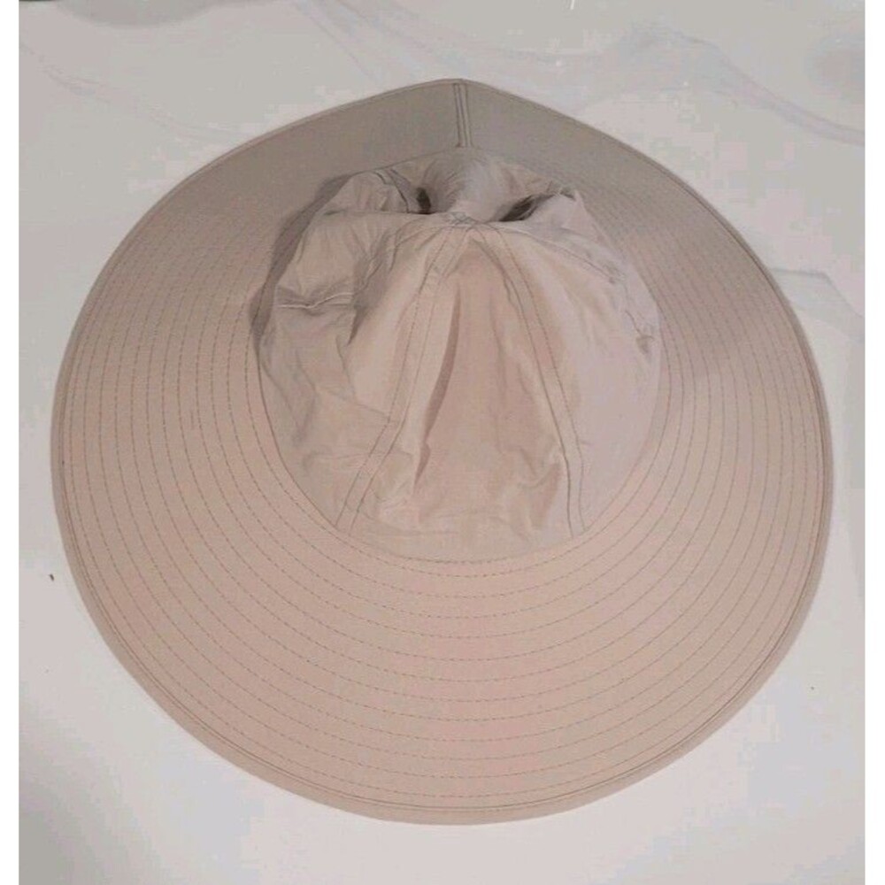 NEW Solumbra Women's Ultimate Shade Hat Small Desert Khaki Tan SPF 100+ 5" Brim